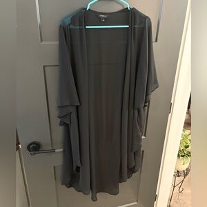 Torrid Charcoal Black Women's Kimono